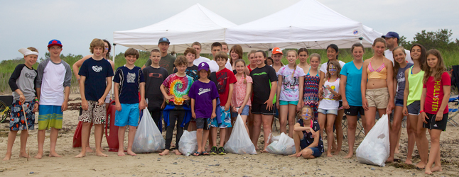 From our weekly beach cleanup