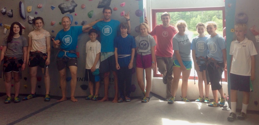 Surf + Climb Camp Group