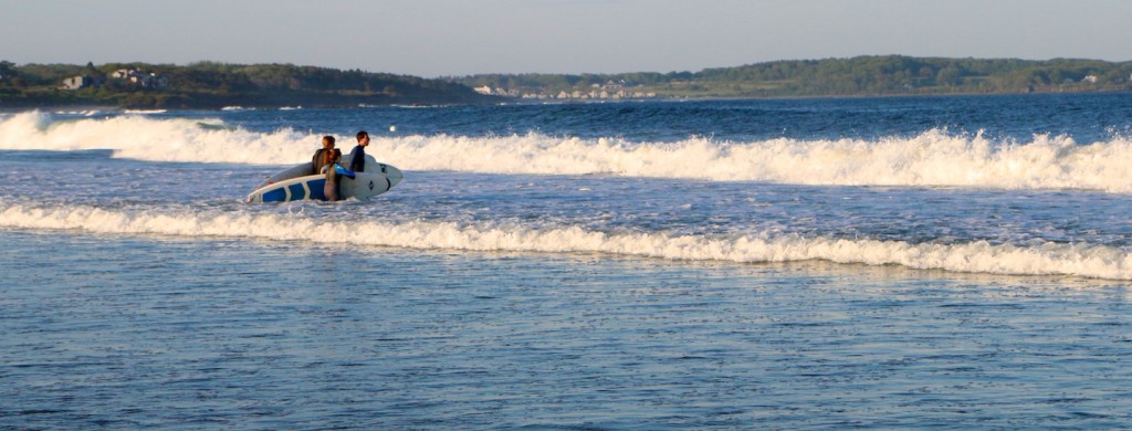 Perfect maine surfing