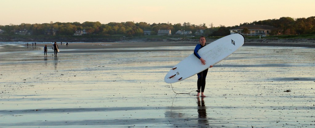 Surfing at scarborough beach