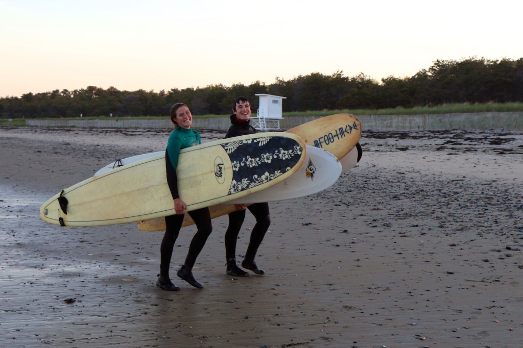 Surf Camp instructors after a lesson