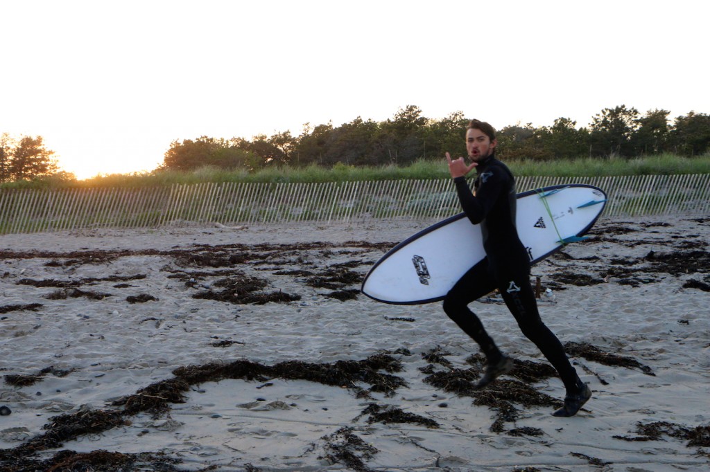 Stoked to get out and surf!