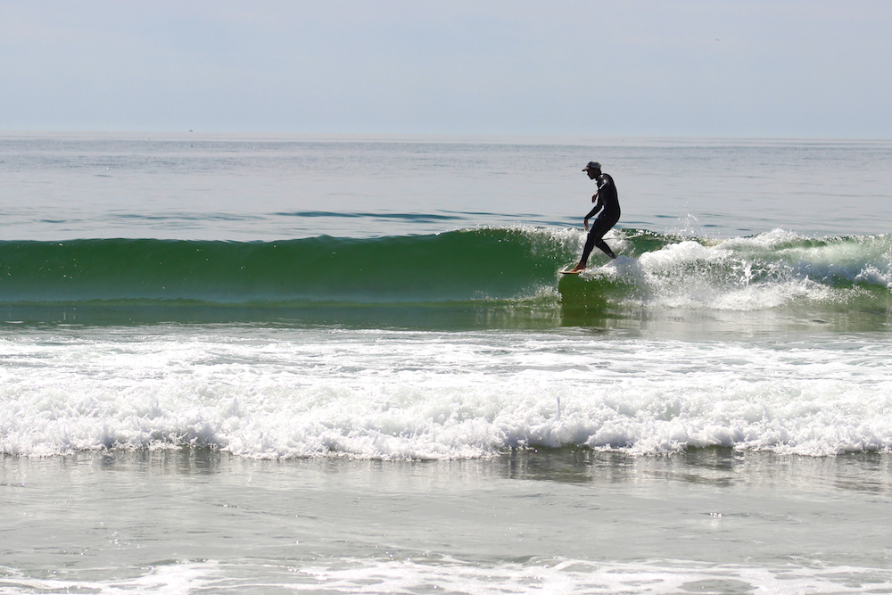 Sawyer Theriault, toes on the nose.